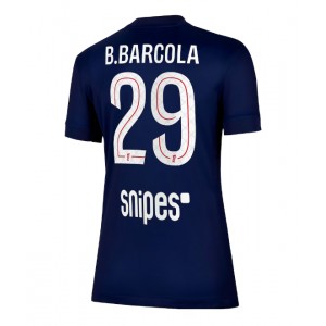 Fotbalové Dres Paris Saint-Germain Bradley Barcola #29 Dámské Domácí Oblečení 2025-26 Krátký Rukáv